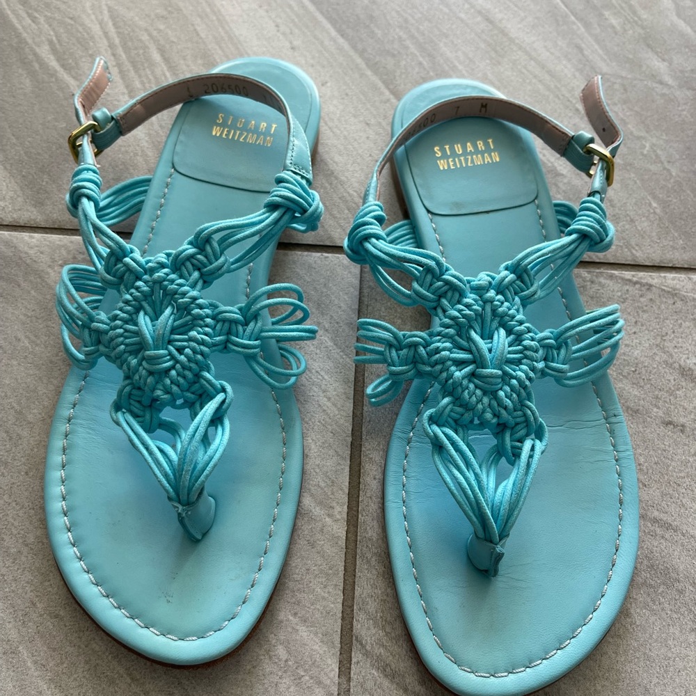 . Stuart Weitzman sandals.